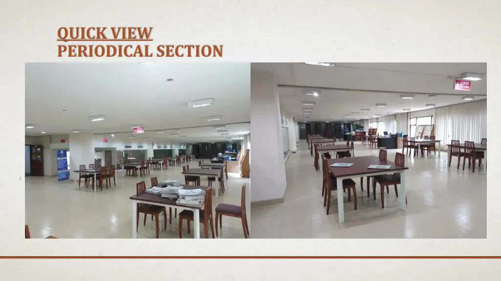 quick view periodical section
