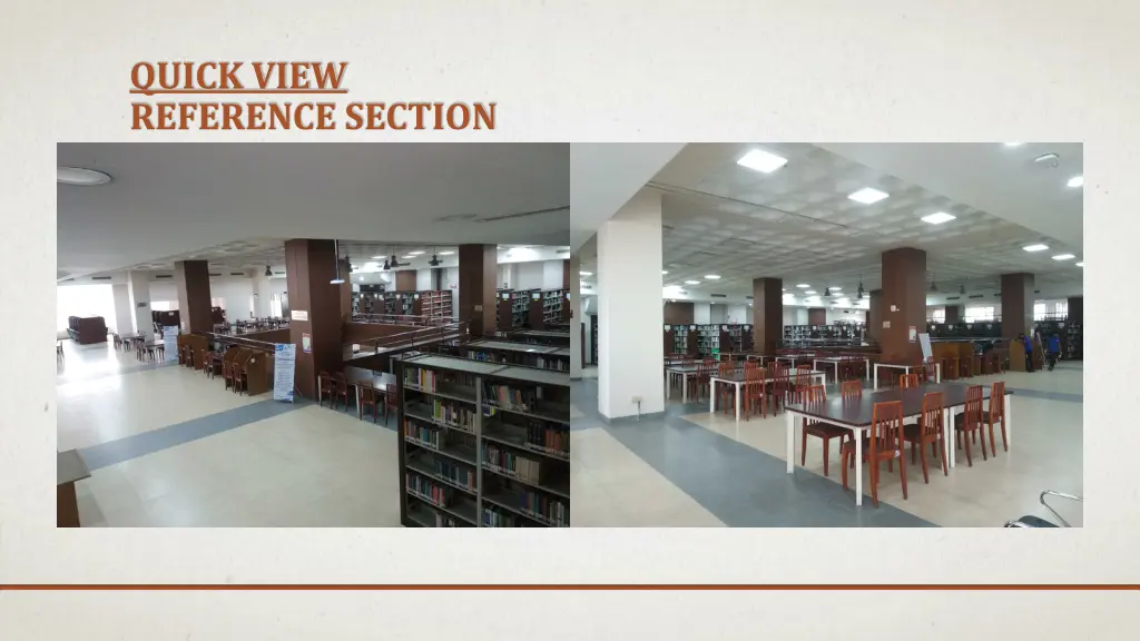 quick view reference section