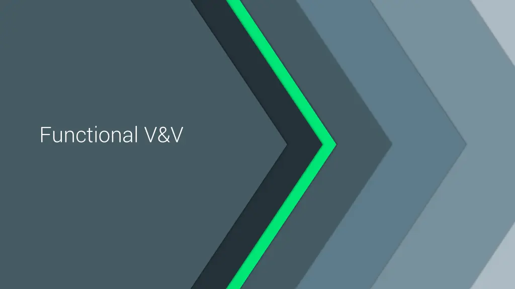 functional v v