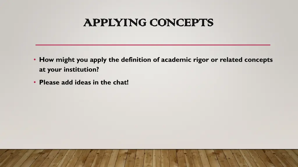applying concepts applying concepts 2