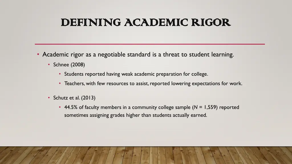 defining academic rigor defining academic rigor 1