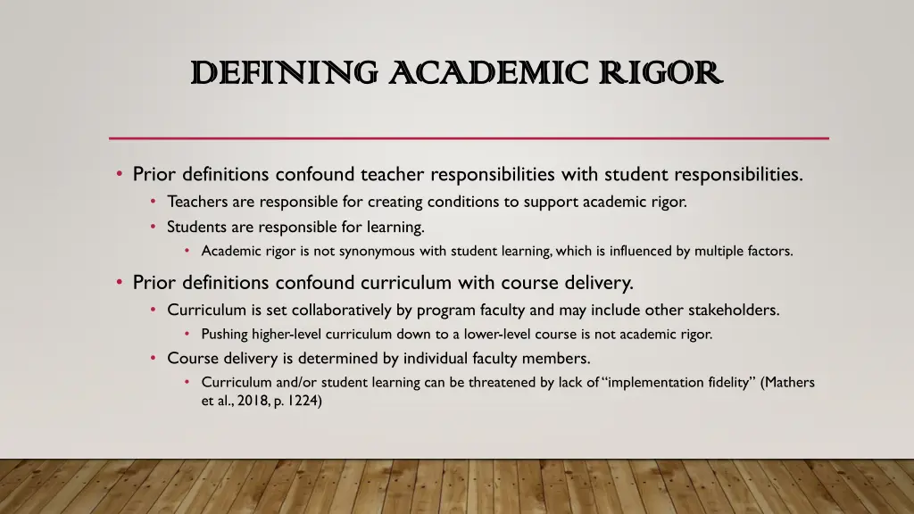 defining academic rigor defining academic rigor 2