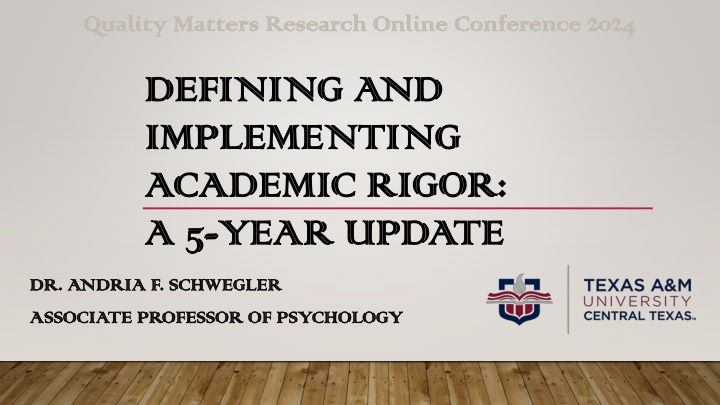 quality matters research online conference 2024