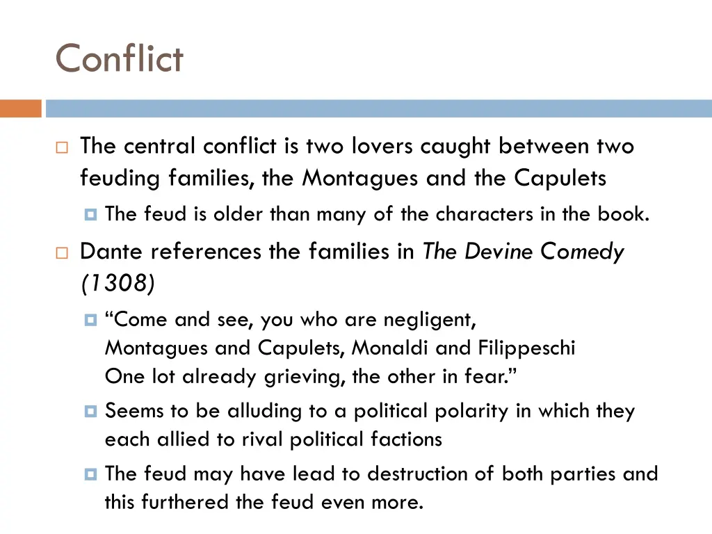conflict