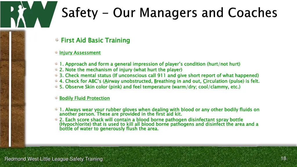 first aid basic training 1