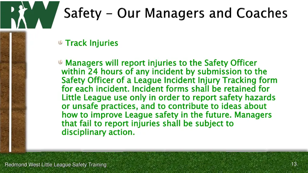 track injuries