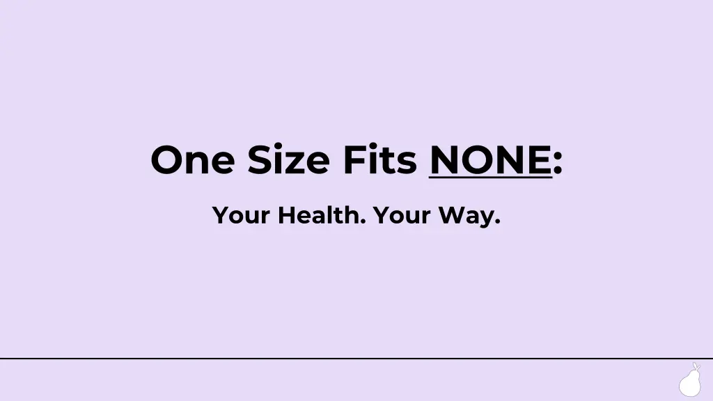 one size fits none