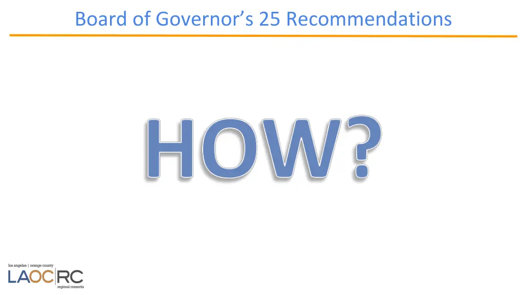board of governor s 25 recommendations 5