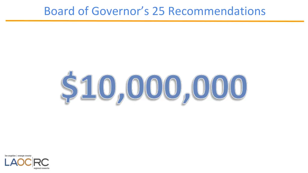 board of governor s 25 recommendations 7