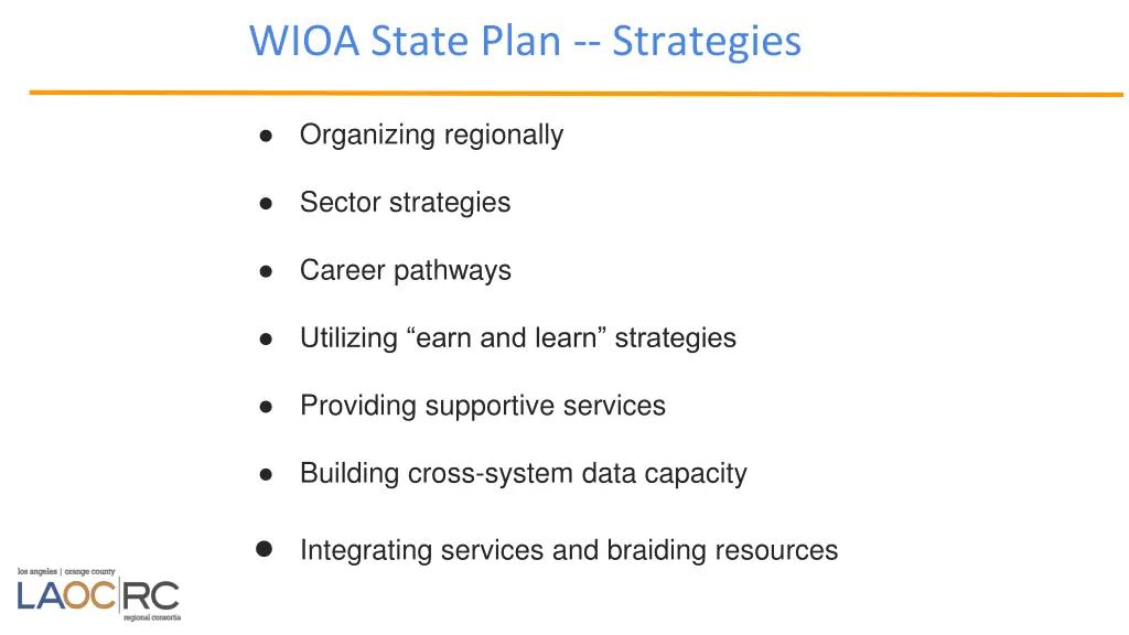 wioa state plan strategies