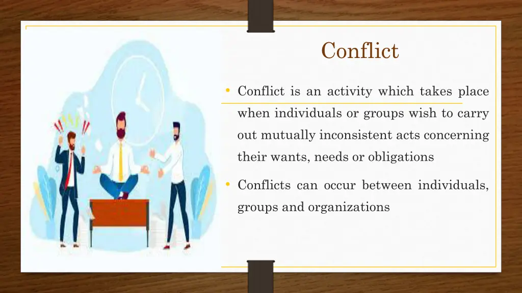 conflict
