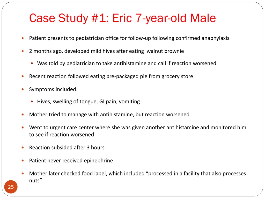 case study 1 eric 7 year old male