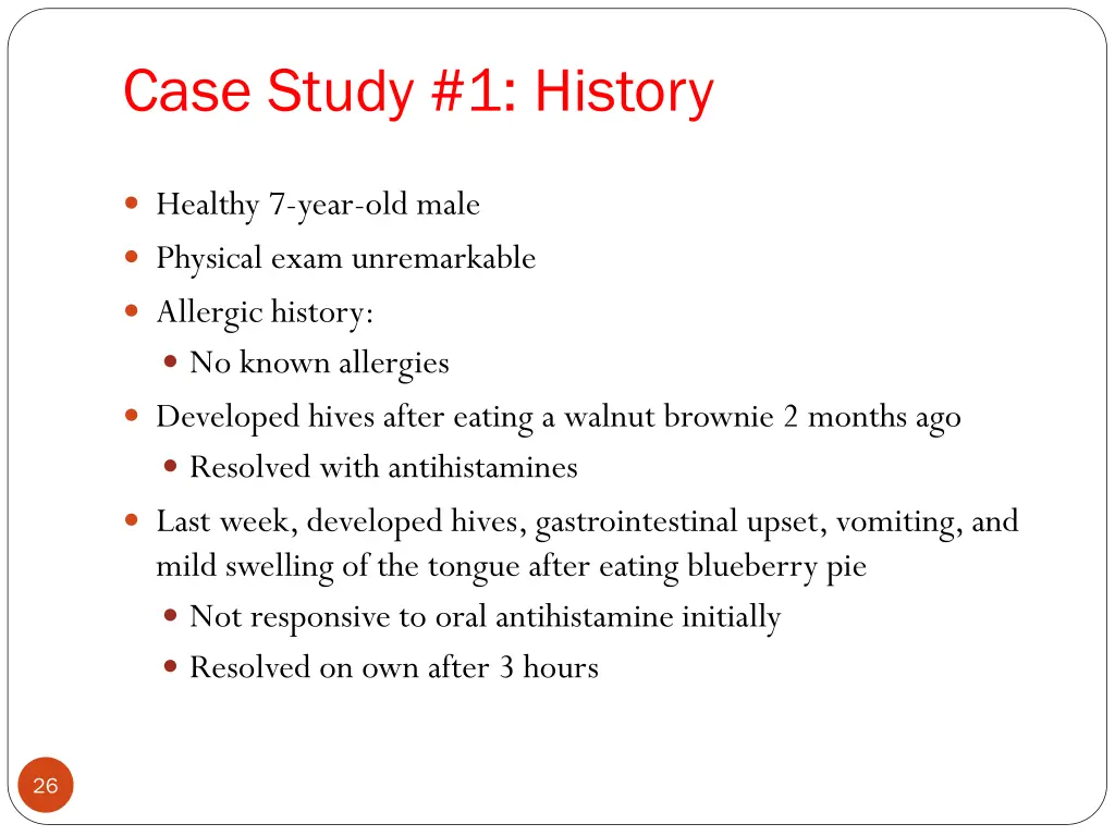 case study 1 history