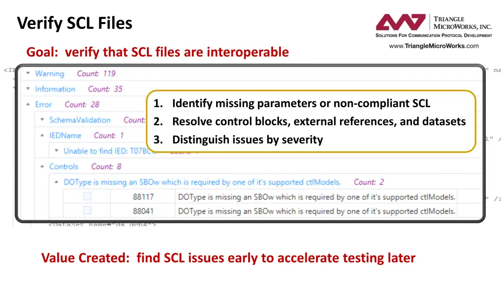 verify scl files