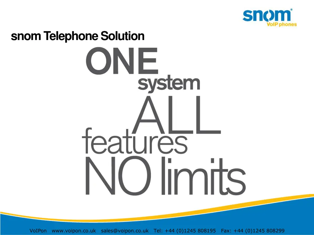 snom telephone solution 11