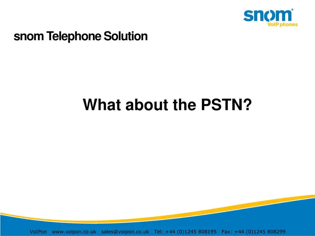 snom telephone solution 4