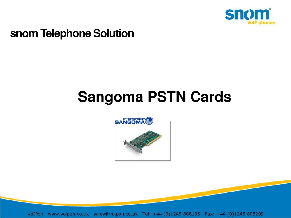 snom telephone solution 5