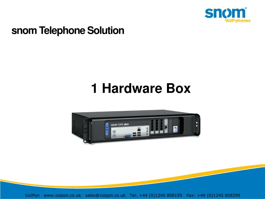 snom telephone solution 6