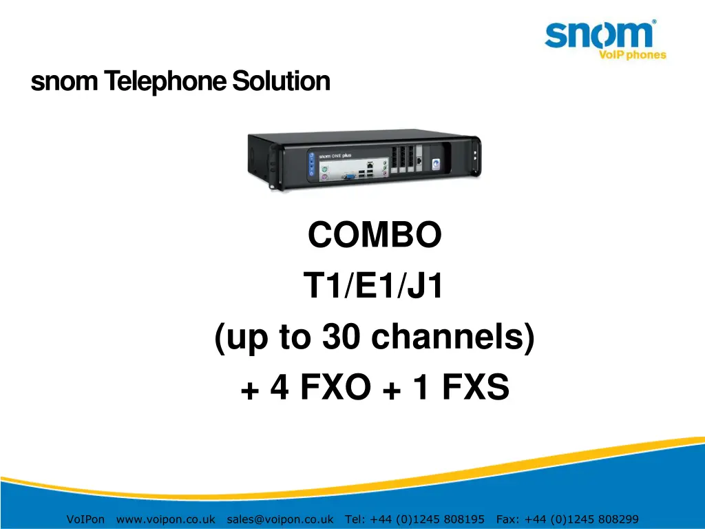 snom telephone solution 8