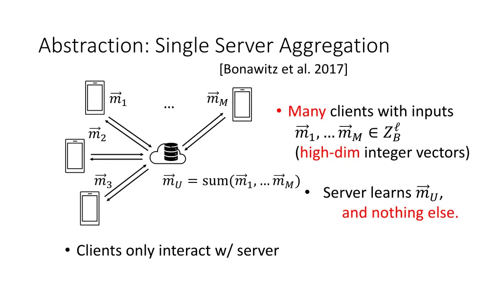 abstraction single server aggregation
