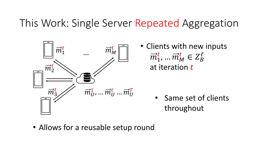 this work single server repeated aggregation