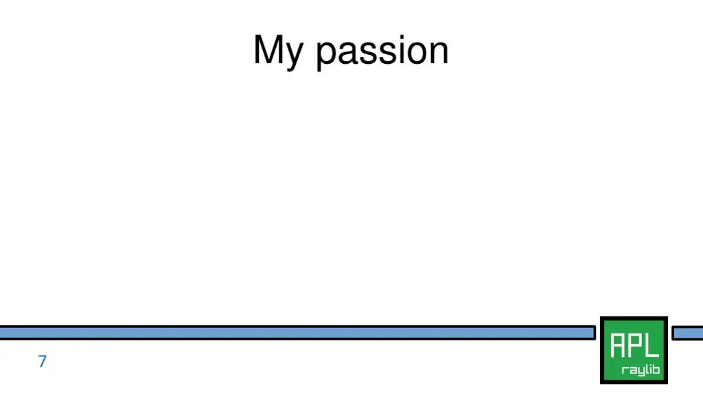 my passion
