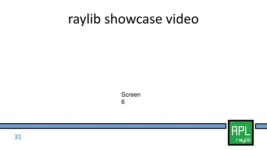 raylib showcase video