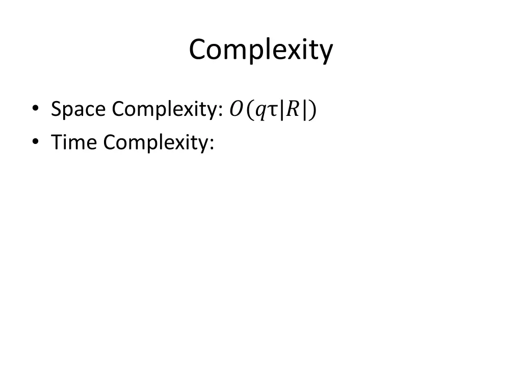 complexity