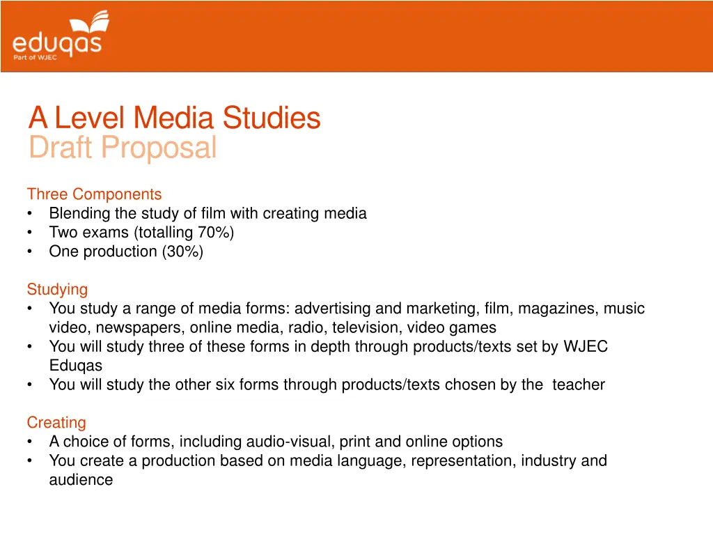 a level media studies draft proposal