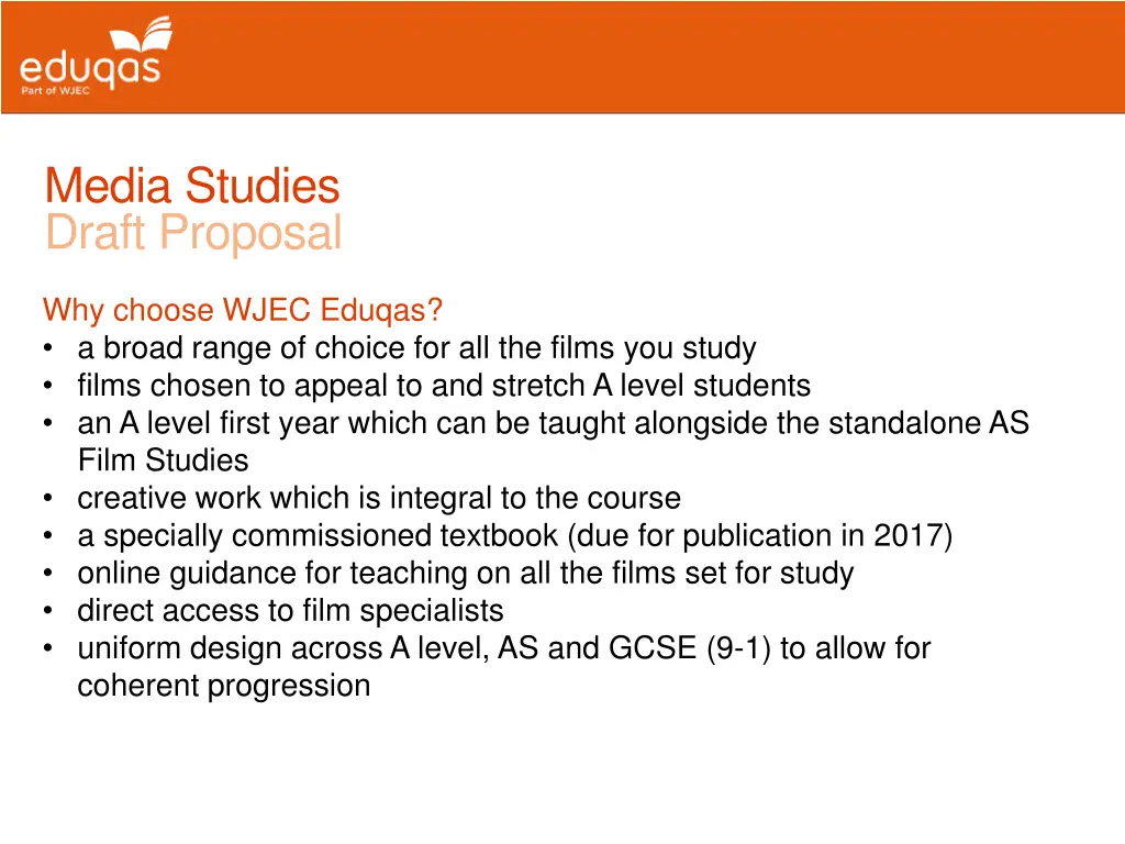 media studies draft proposal