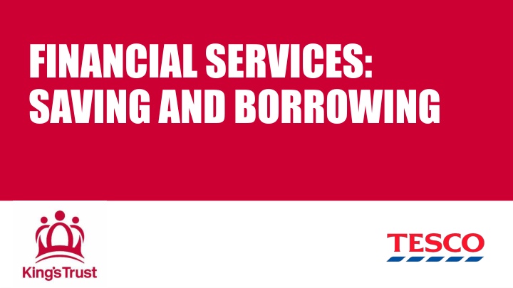financial services saving and borrowing