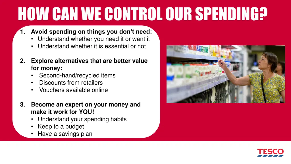 how can we control our spending