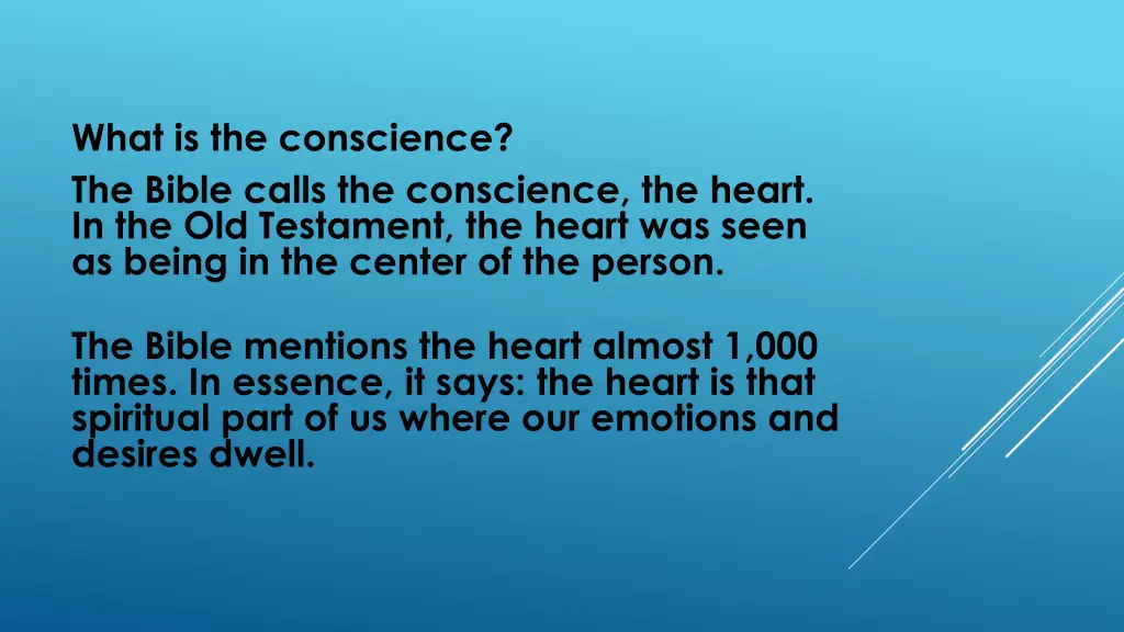what is the conscience the bible calls