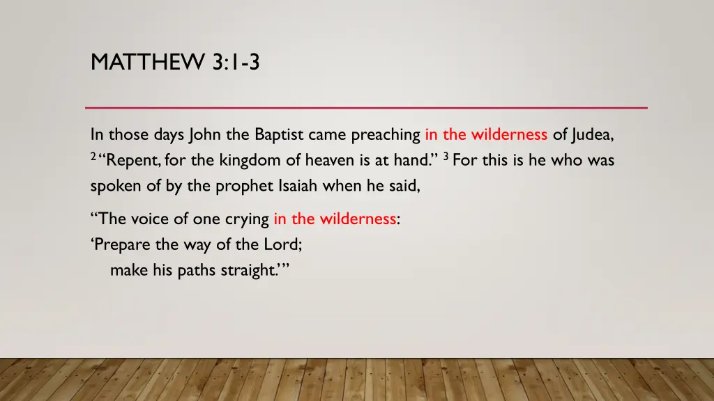 matthew 3 1 3