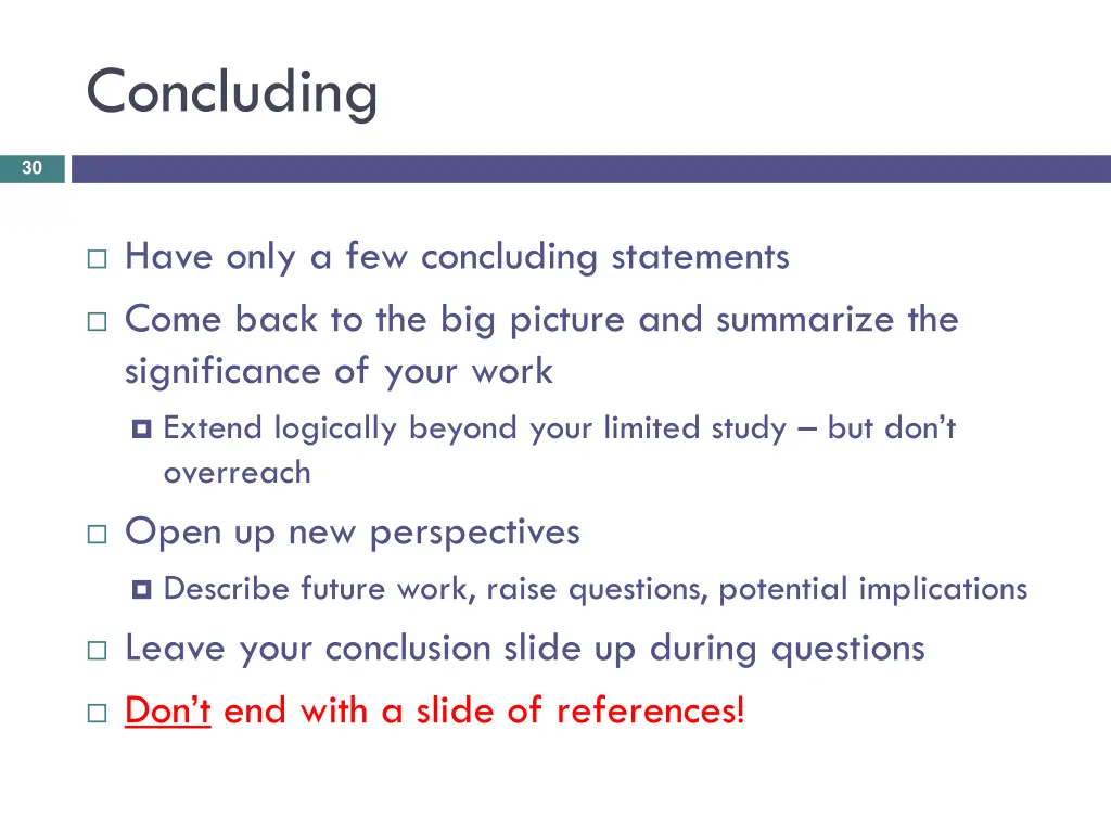 concluding