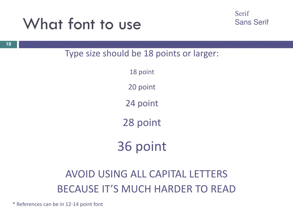 serif sans serif