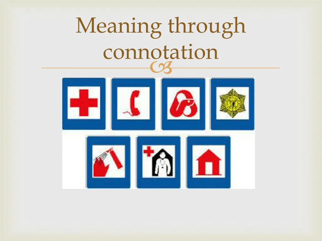 meaning through connotation