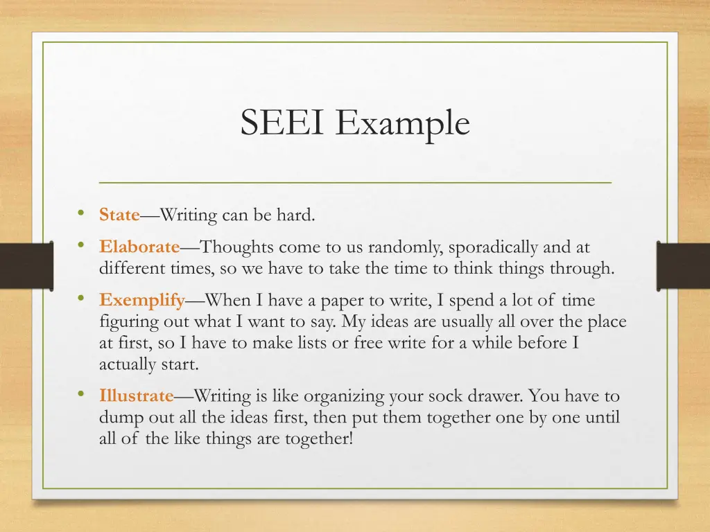 seei example