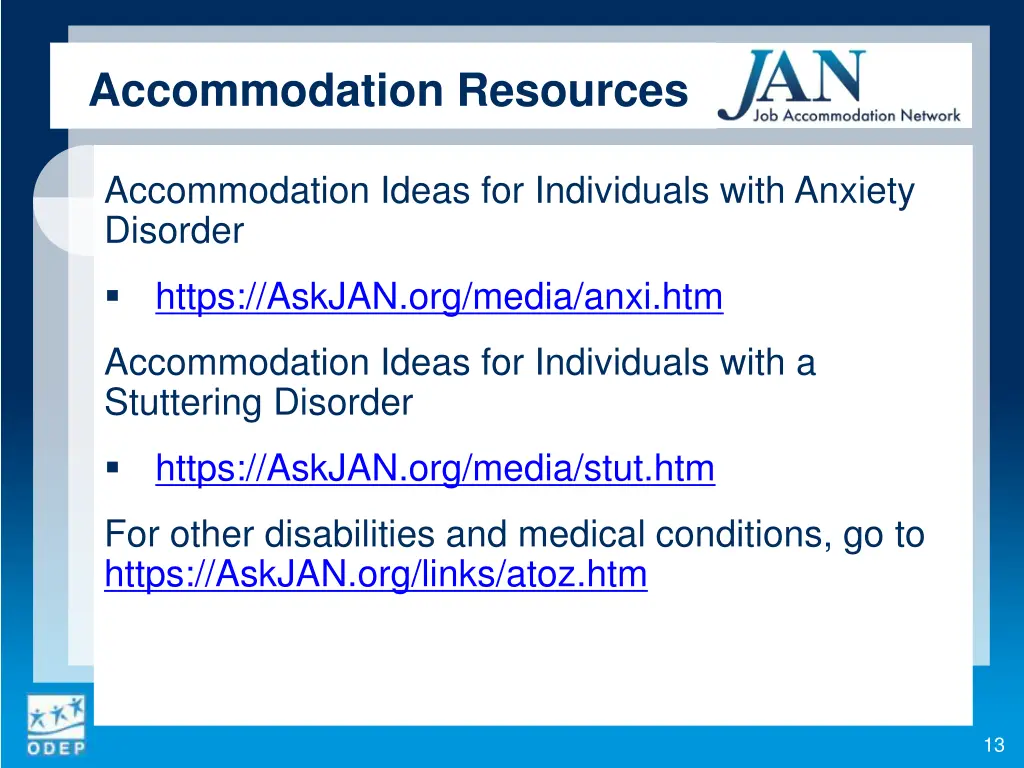 accommodation resources