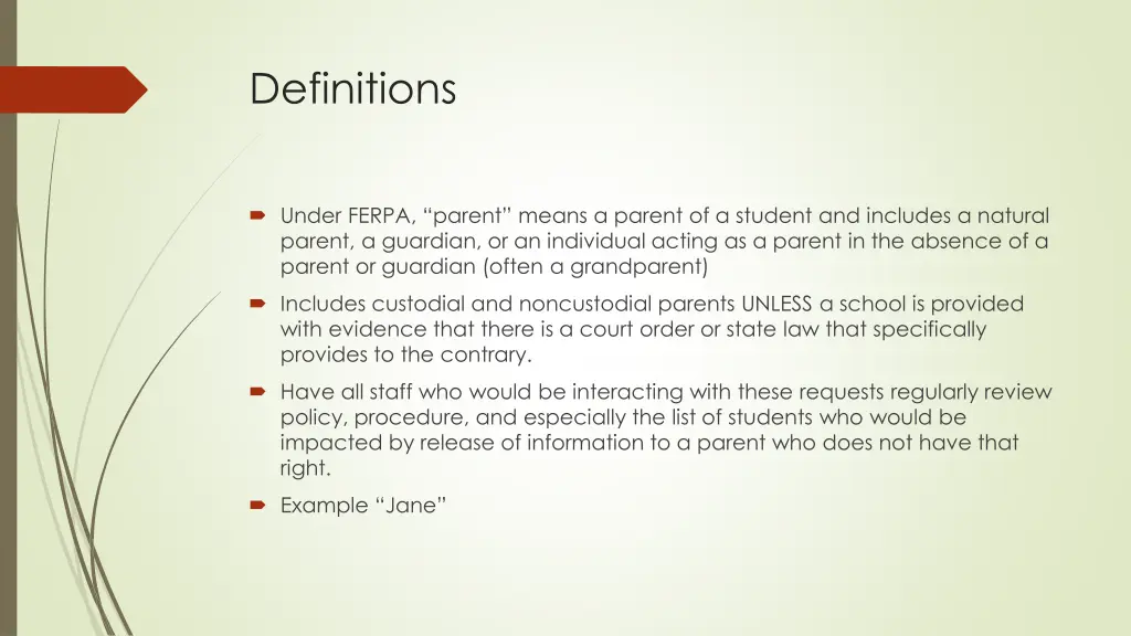definitions