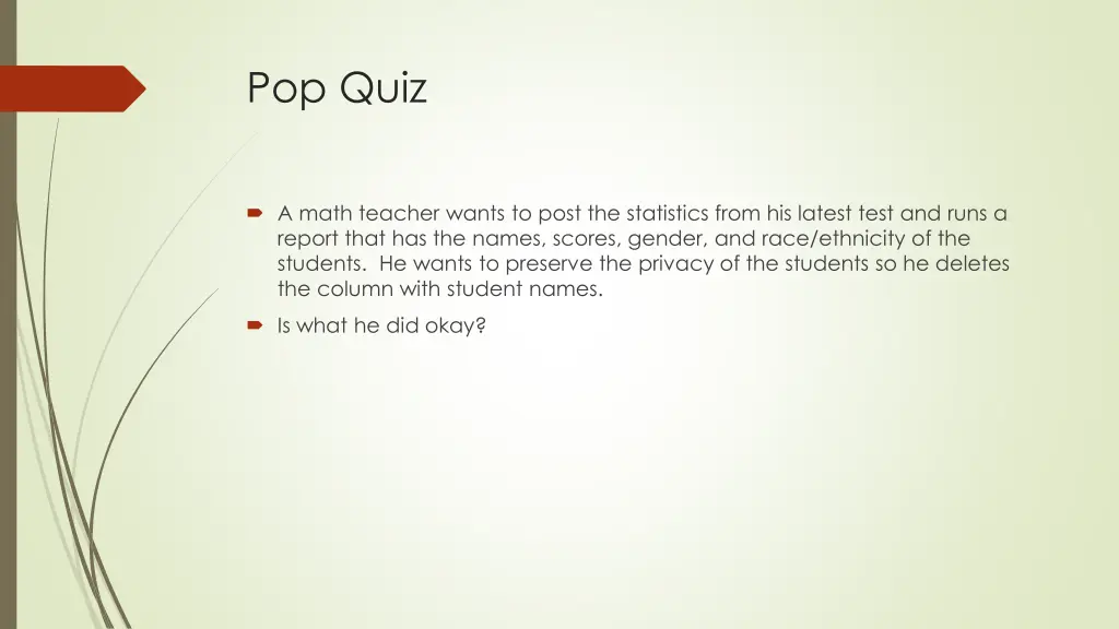 pop quiz 1