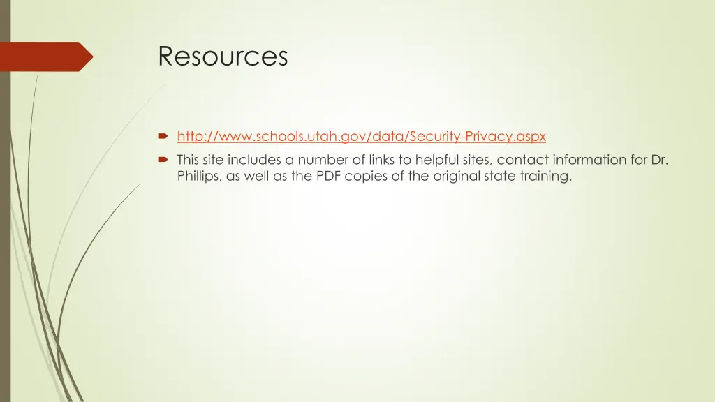 resources
