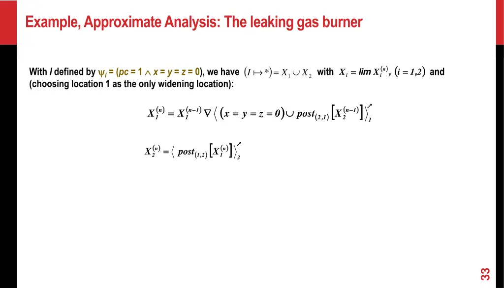 example approximate analysis the leaking