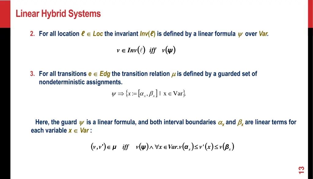 linear hybrid systems 1