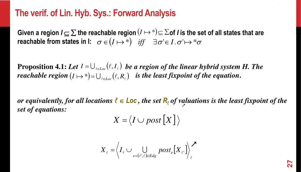 the verif of lin hyb sys forward analysis 2