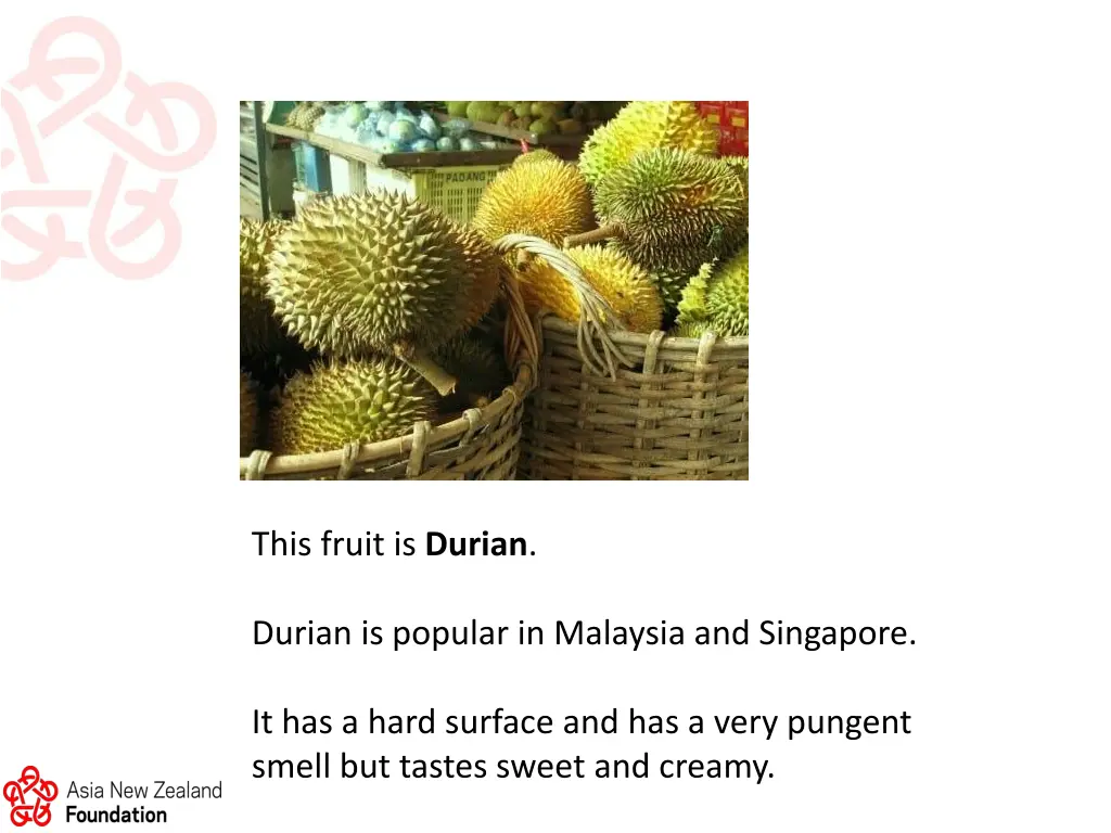 this fruit is durian