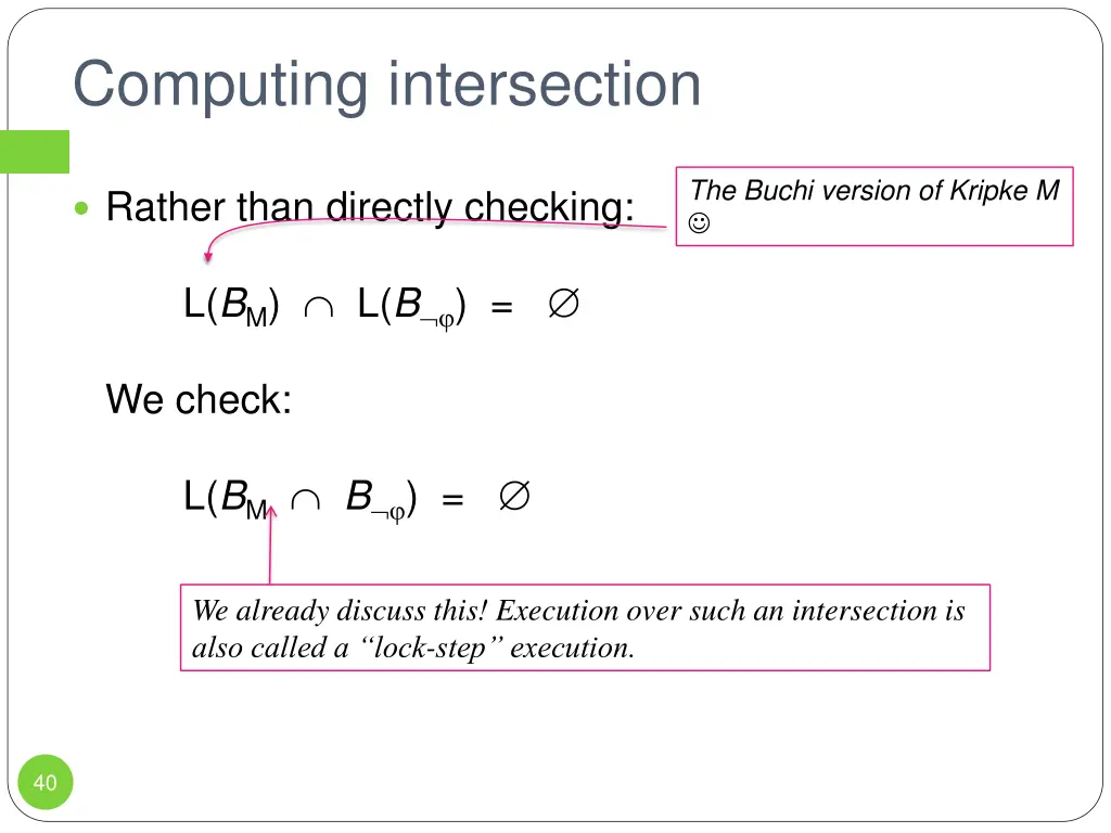 computing intersection