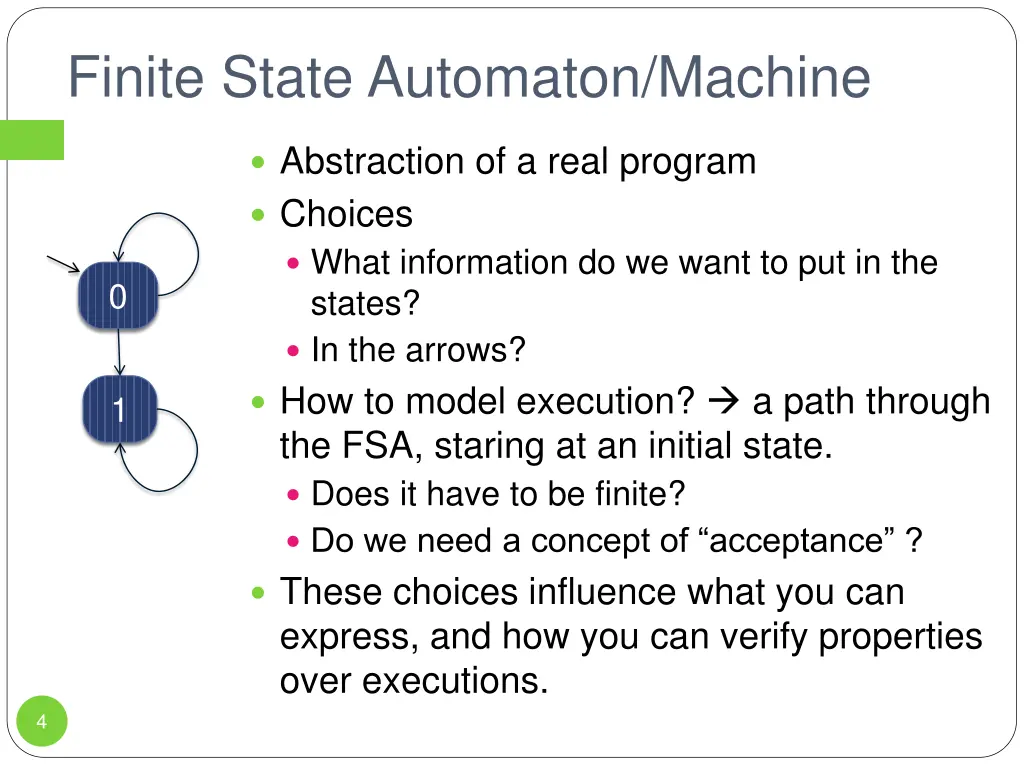 finite state automaton machine