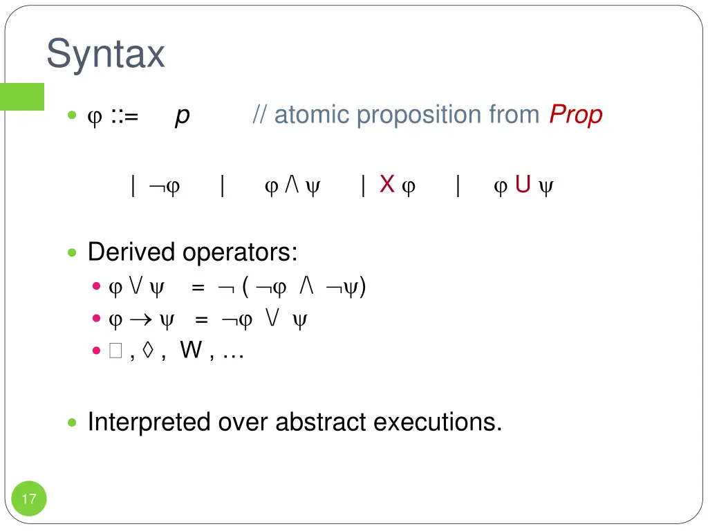 syntax