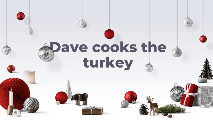 dave cooks the turkey